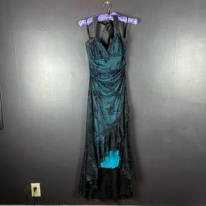 y2k goth fairy prom gown